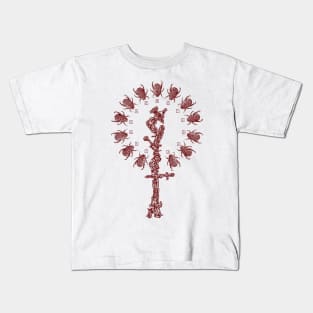 Larman Clamor - Beetle Crown & Steel Wand Kids T-Shirt